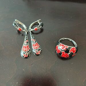 Ring and Earrings set